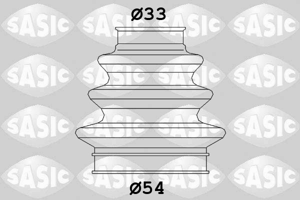 Bellow Set, drive shaft - 1906125 SASIC