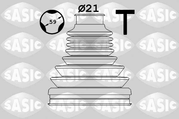 Kit cuffia, Semiasse - 1906127 SASIC