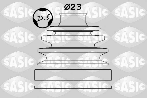 Kit cuffia, Semiasse - 1906129 SASIC