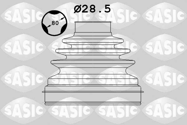 Kit cuffia, Semiasse - 1906132 SASIC