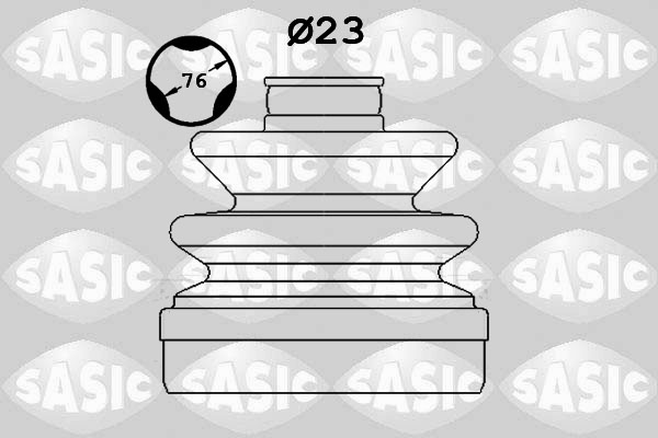 Bellow Set, drive shaft - 1906133 SASIC