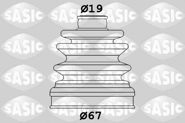Kit cuffia, Semiasse - 1906134 SASIC