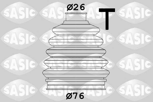 Bellow Set, drive shaft - 1906142 SASIC