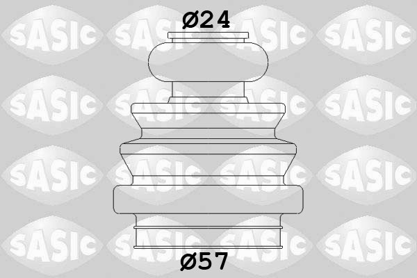 Kit cuffia, Semiasse - 1906152 SASIC
