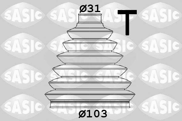 Kit cuffia, Semiasse - 1906153 SASIC