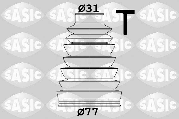 Kit cuffia, Semiasse - 1906154 SASIC