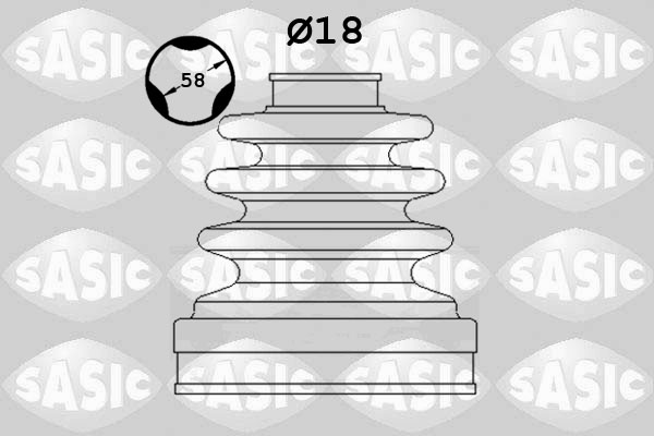 Kit cuffia, Semiasse - 1906168 SASIC
