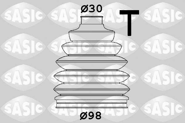 Kit cuffia, Semiasse - 1906174 SASIC