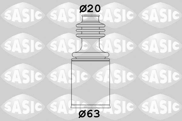 Bellow Set, drive shaft - 2003421 SASIC