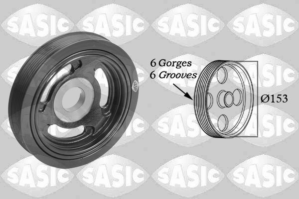 Puleggia cinghia, Albero a gomiti - 2150004 SASIC