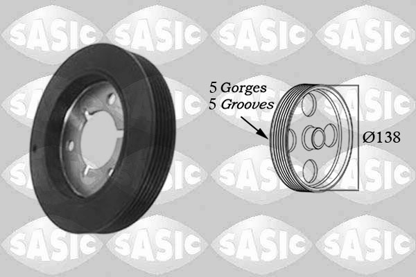 Belt Pulley, crankshaft - 2150009 SASIC