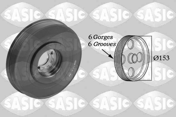 Puleggia cinghia, Albero a gomiti - 2150011 SASIC