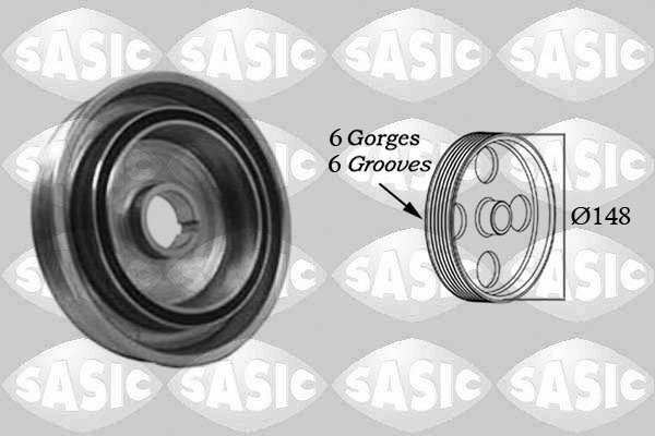 Belt Pulley, crankshaft - 2150021 SASIC