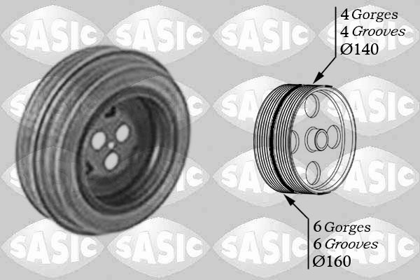 Puleggia cinghia, Albero a gomiti - 2150028 SASIC