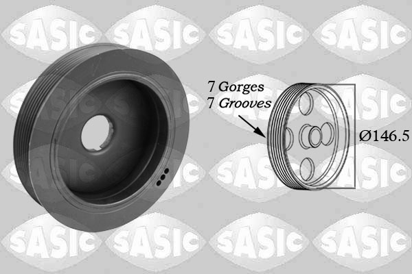 Puleggia cinghia, Albero a gomiti - 2150054 SASIC
