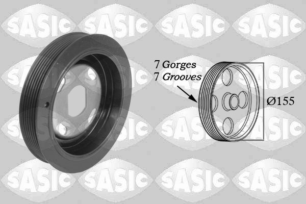 Puleggia cinghia, Albero a gomiti - 2150078 SASIC