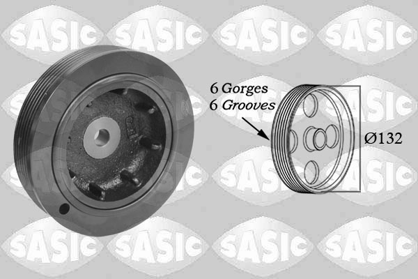 Belt Pulley, crankshaft - 2154003 SASIC