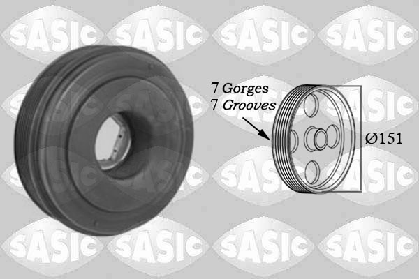 Puleggia cinghia, Albero a gomiti - 2154021 SASIC