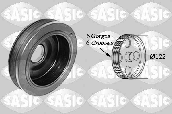 Belt Pulley, crankshaft - 2154025 SASIC