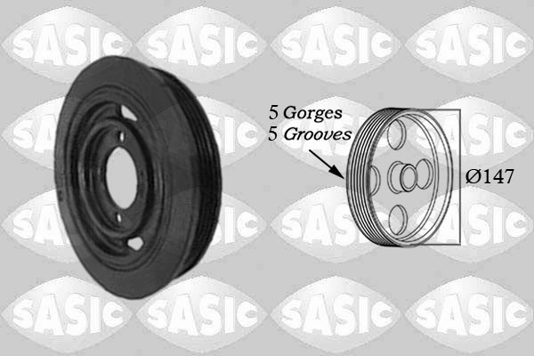 Belt Pulley, crankshaft - 2156009 SASIC