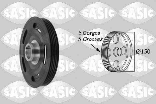 Belt Pulley, crankshaft - 2156010 SASIC