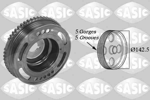 Puleggia cinghia, Albero a gomiti - 2156013 SASIC
