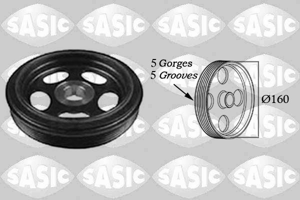 Belt Pulley, crankshaft - 2156023 SASIC