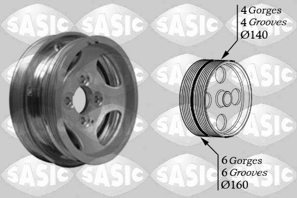 Puleggia cinghia, Albero a gomiti - 2156037 SASIC