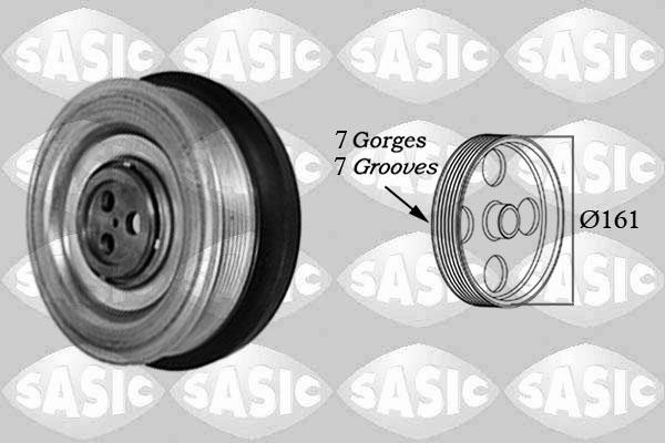 Belt Pulley, crankshaft - 2156057 SASIC