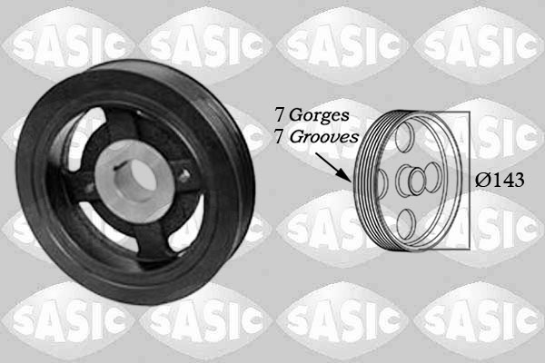 Belt Pulley, crankshaft - 2156058 SASIC