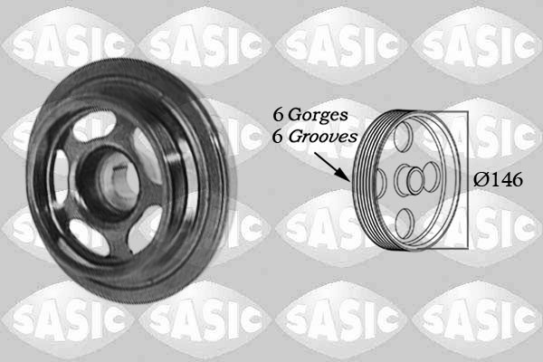 Belt Pulley, crankshaft - 2156059 SASIC