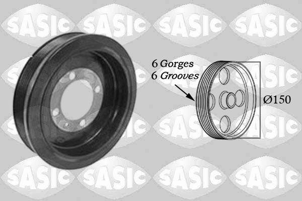 Belt Pulley, crankshaft - 2156062 SASIC
