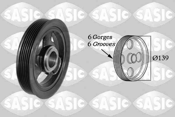 Belt Pulley, crankshaft - 2156064 SASIC