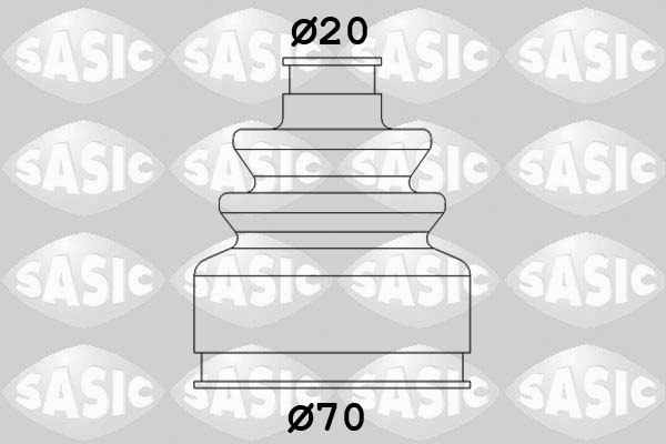 Kit cuffia, Semiasse - 2873743 SASIC