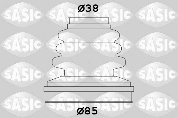 Kit cuffia, Semiasse - 2873803 SASIC