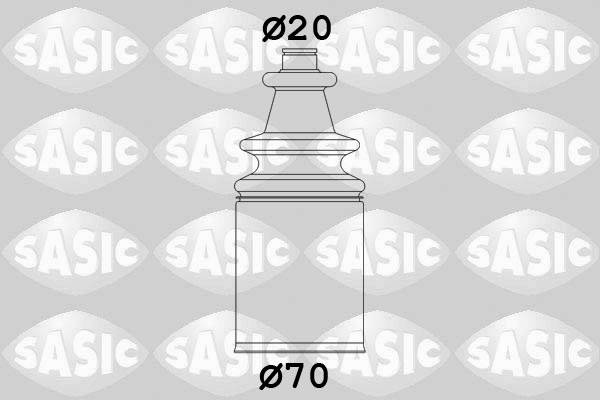 Bellow Set, drive shaft - 2873833 SASIC