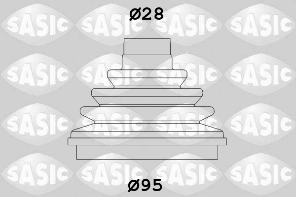 Bellow Set, drive shaft - 2933003 SASIC
