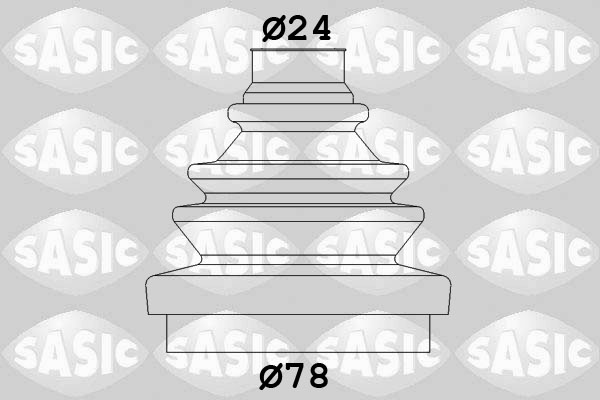 Bellow Set, drive shaft - 2933013 SASIC