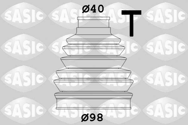 Bellow Set, drive shaft - 2933023 SASIC