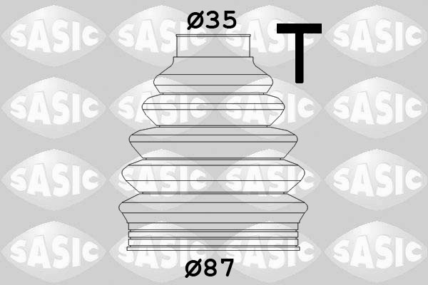 Bellow Set, drive shaft - 2933033 SASIC