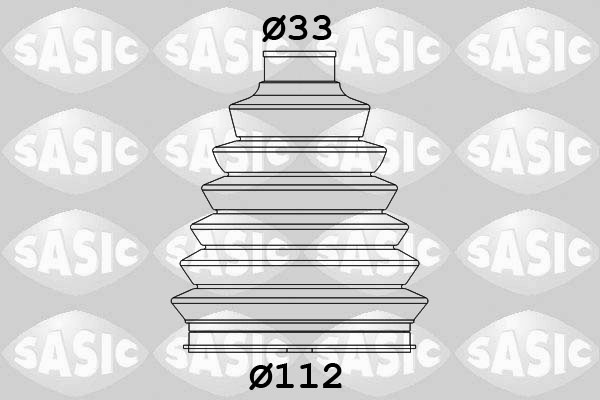 Kit cuffia, Semiasse - 2933073 SASIC