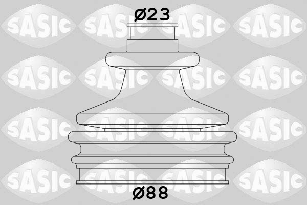 Bellow Set, drive shaft - 2933803 SASIC