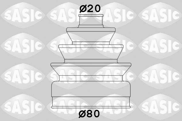 Bellow Set, drive shaft - 2933833 SASIC