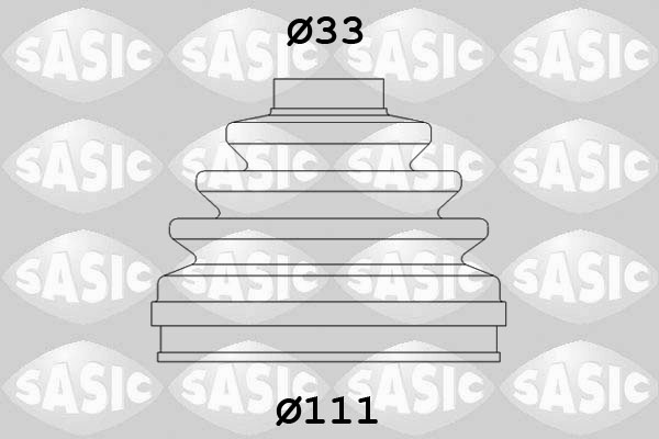 Bellow Set, drive shaft - 2933993 SASIC