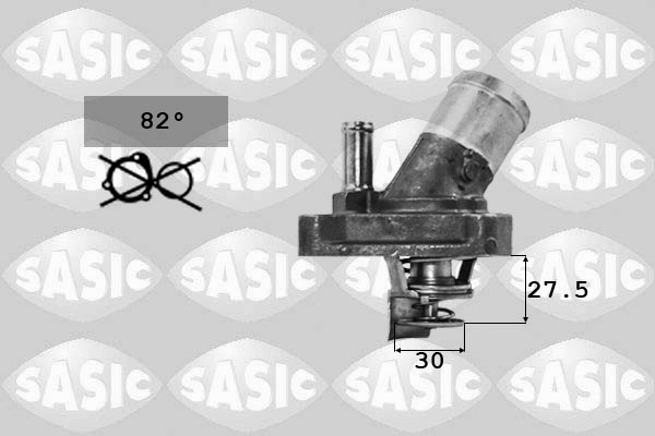 Thermostat, coolant - 3304001 SASIC