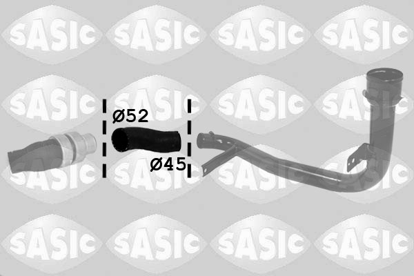 Charger Air Hose - 3330055 SASIC