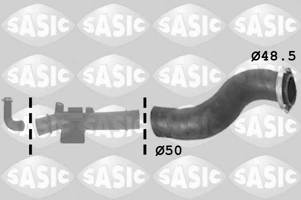 Charger Air Hose - 3334009 SASIC
