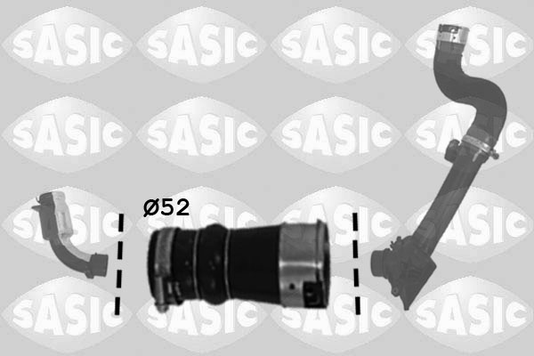 Charger Air Hose - 3334021 SASIC
