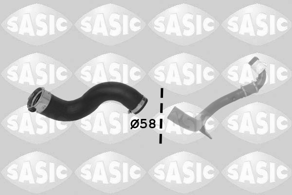Charger Air Hose - 3334049 SASIC