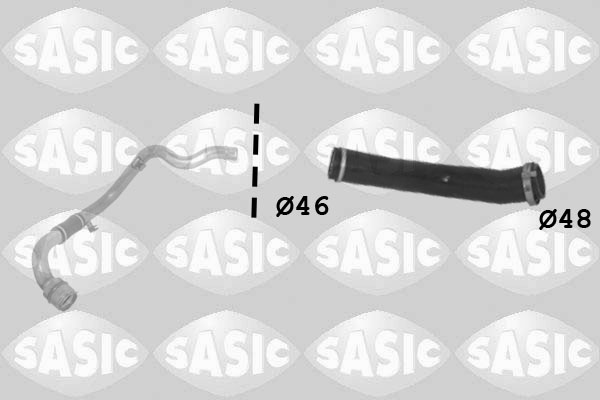 Charger Air Hose - 3334063 SASIC